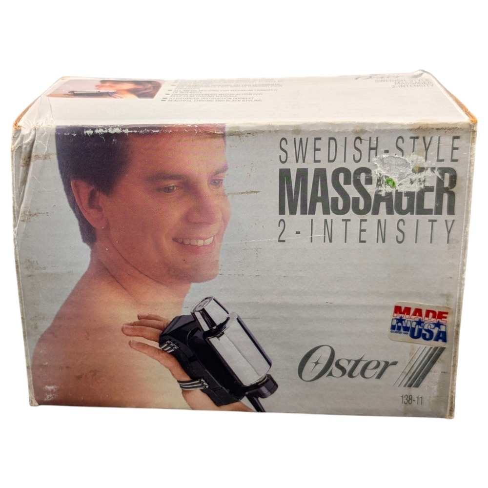 Vintage Oster‎ Imperial Swedish Style Massager 2 Intensity Model 138-11 Made USA